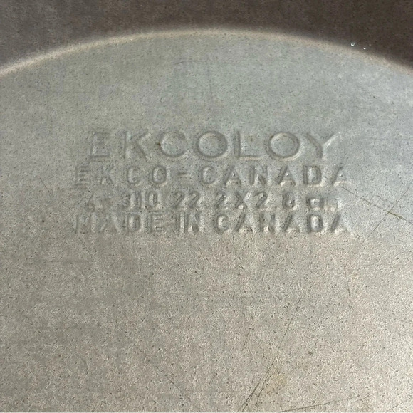 🛍️3/$30 Vintage Ekcoloy metal  round pie cake baking dish pan‎ plate - Picture 7 of 10